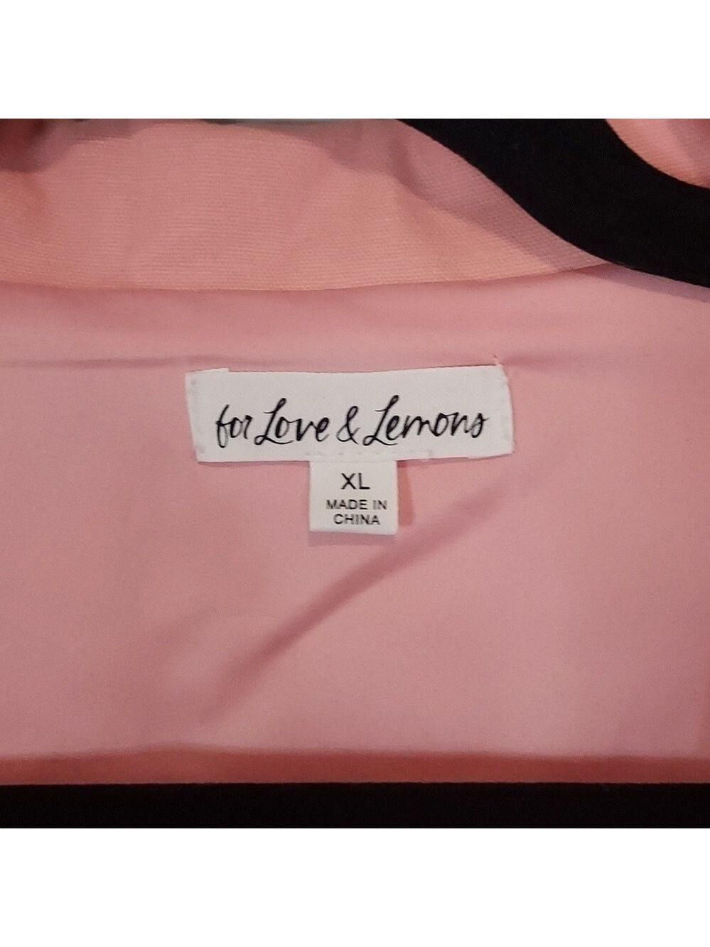 For Love and Lemons Peach Linen Blend Cropped Blazer Size XL - Picture 4 of 14